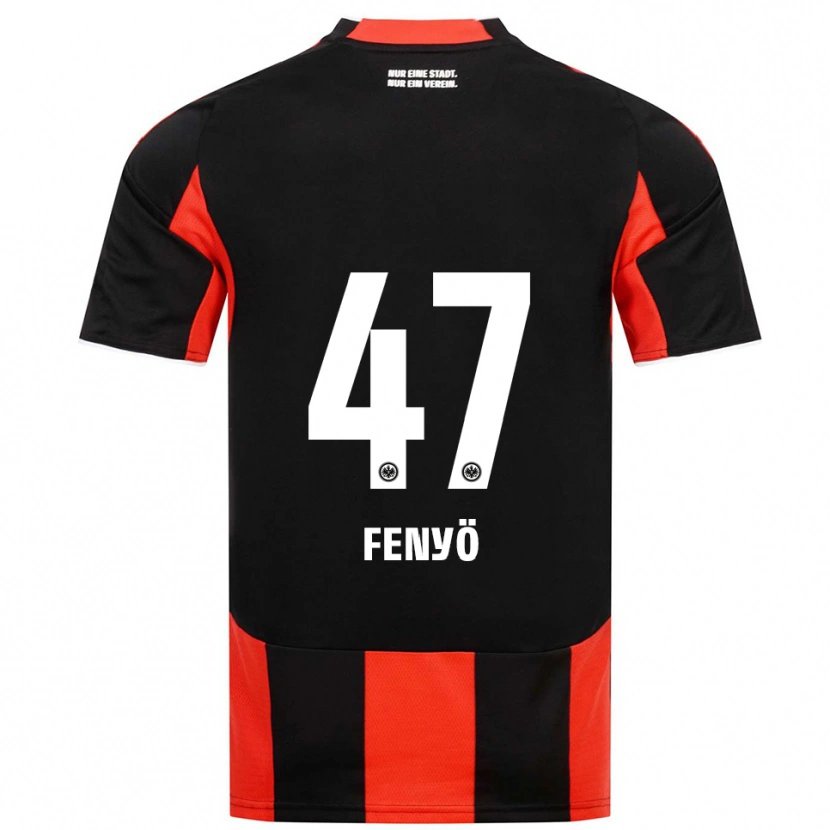 Danxen Damen Noah Fenyö #47 Schwarz Rot Heimtrikot Trikot 2025/26 T-Shirt Schweiz