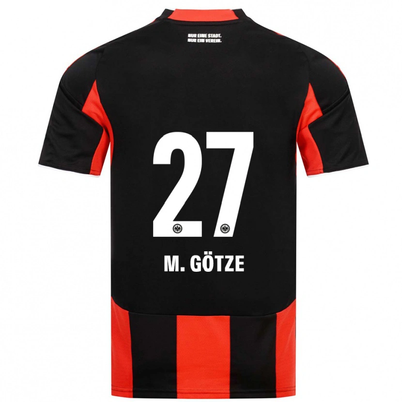 Danxen Damen Mario Götze #27 Schwarz Rot Heimtrikot Trikot 2025/26 T-Shirt Schweiz