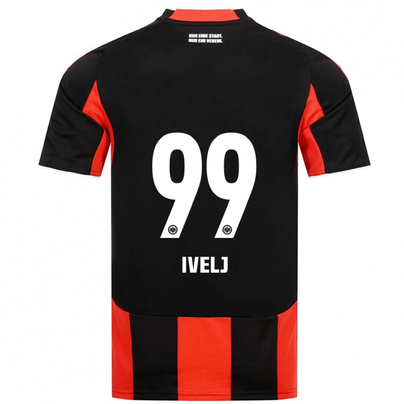 Danxen Damen Noemi Ivelj #99 Schwarz Rot Heimtrikot Trikot 2025/26 T-Shirt Schweiz