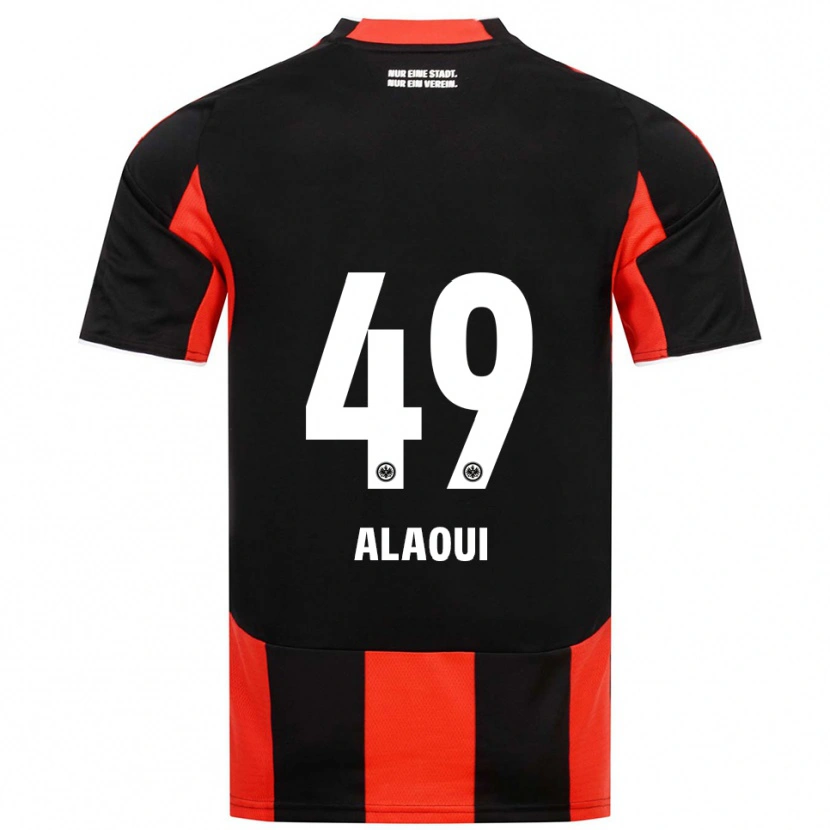 Danxen Damen Anas Alaoui #49 Schwarz Rot Heimtrikot Trikot 2025/26 T-Shirt Schweiz