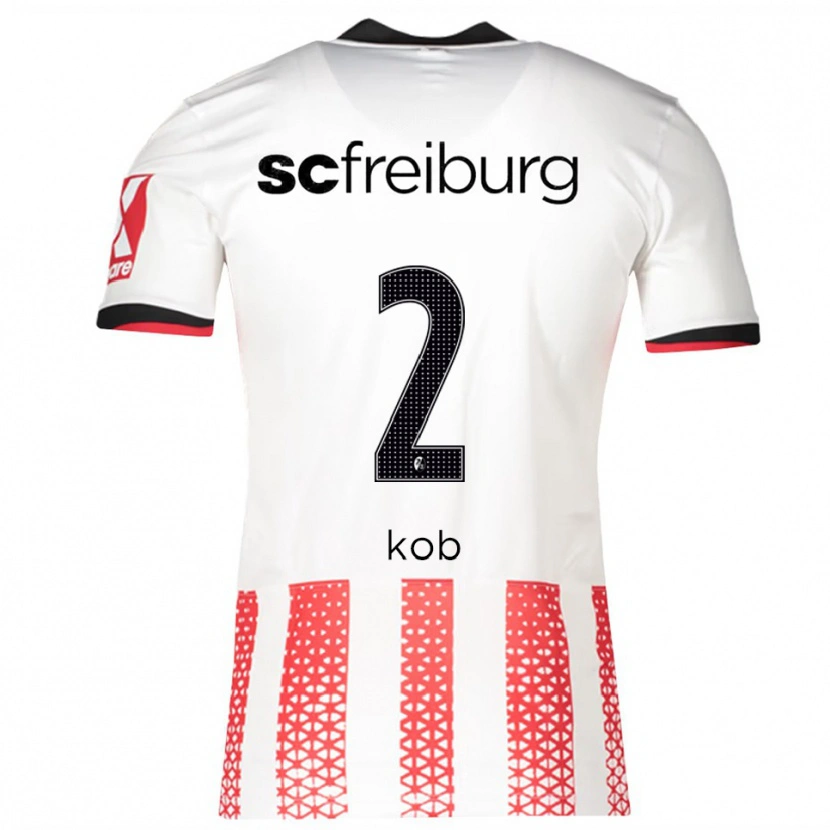 Danxen Damen Leon Koß #2 Weiß Rot Heimtrikot Trikot 2025/26 T-Shirt Schweiz