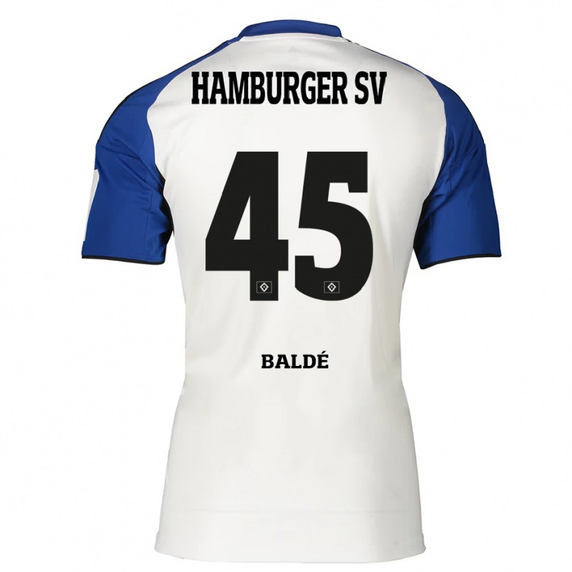 Danxen Damen Fabio Baldé #45 Weiß Blau Heimtrikot Trikot 2025/26 T-Shirt Schweiz