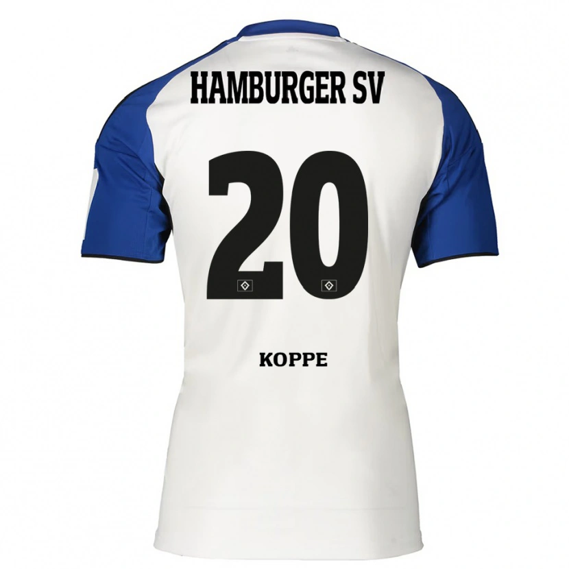 Danxen Damen Katharina Köppe #20 Weiß Blau Heimtrikot Trikot 2025/26 T-Shirt Schweiz