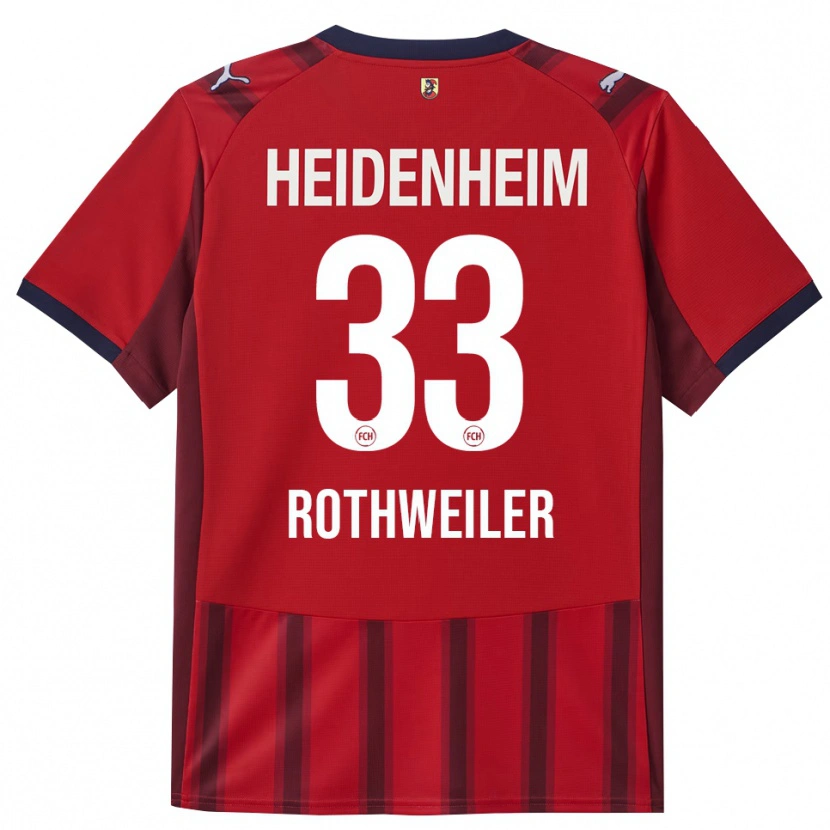 Danxen Damen Nick Rothweiler #33 Rot Marineblau Heimtrikot Trikot 2025/26 T-Shirt Schweiz