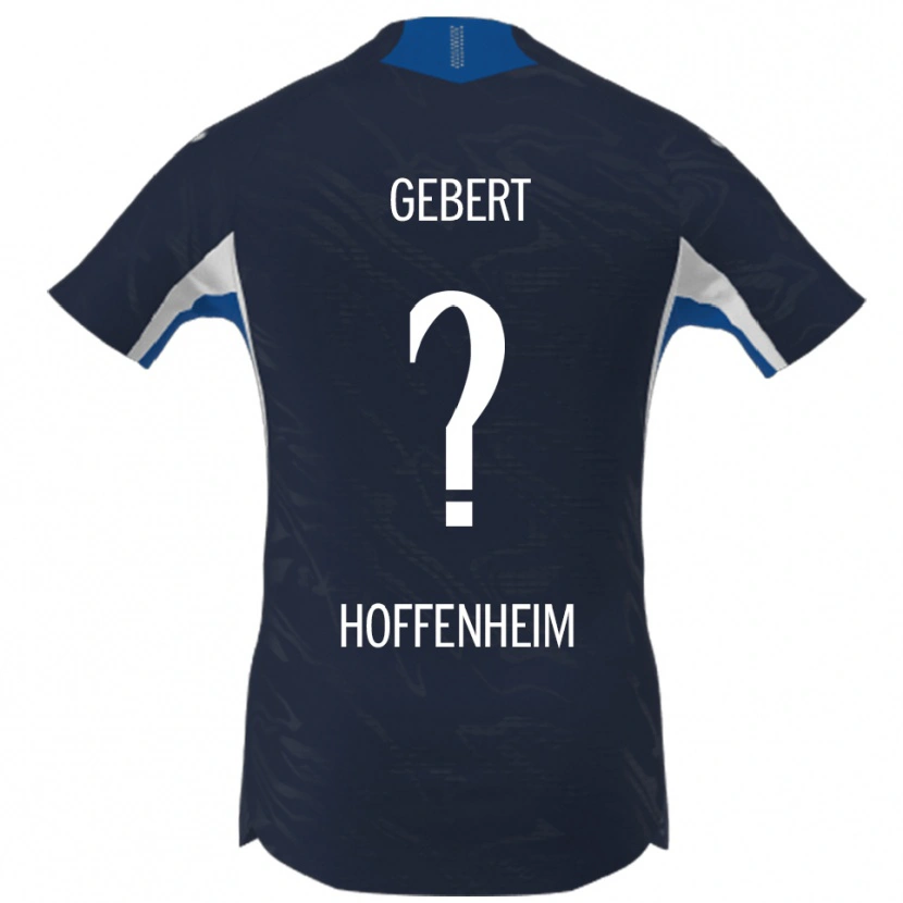 Danxen Damen Ferdinand Gebert #0 Marineblau Weiß Heimtrikot Trikot 2025/26 T-Shirt Schweiz