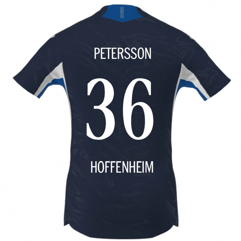Danxen Damen Lúkas Petersson #36 Marineblau Weiß Heimtrikot Trikot 2025/26 T-Shirt Schweiz