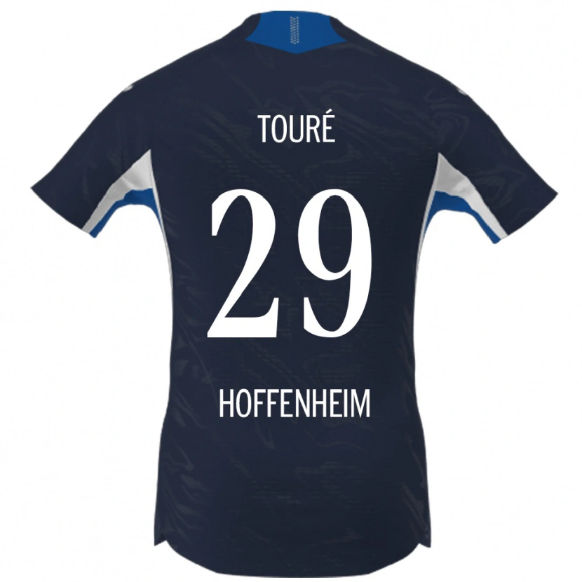 Danxen Damen Bazoumana Touré #29 Marineblau Weiß Heimtrikot Trikot 2025/26 T-Shirt Schweiz