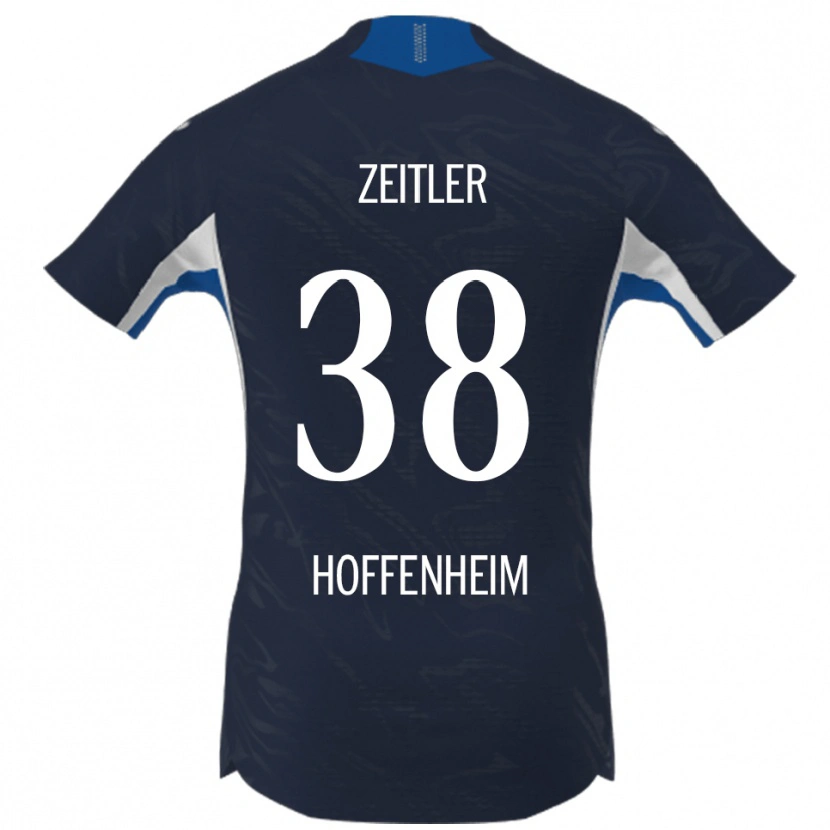 Danxen Damen Deniz Zeitler #38 Marineblau Weiß Heimtrikot Trikot 2025/26 T-Shirt Schweiz