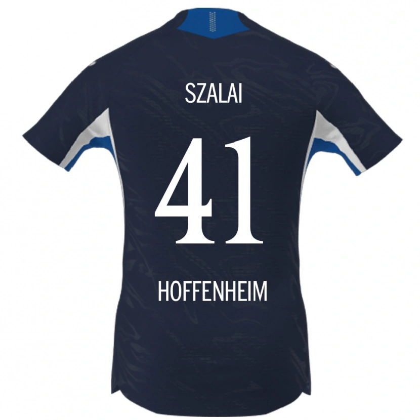 Danxen Damen Attila Szalai #41 Marineblau Weiß Heimtrikot Trikot 2025/26 T-Shirt Schweiz