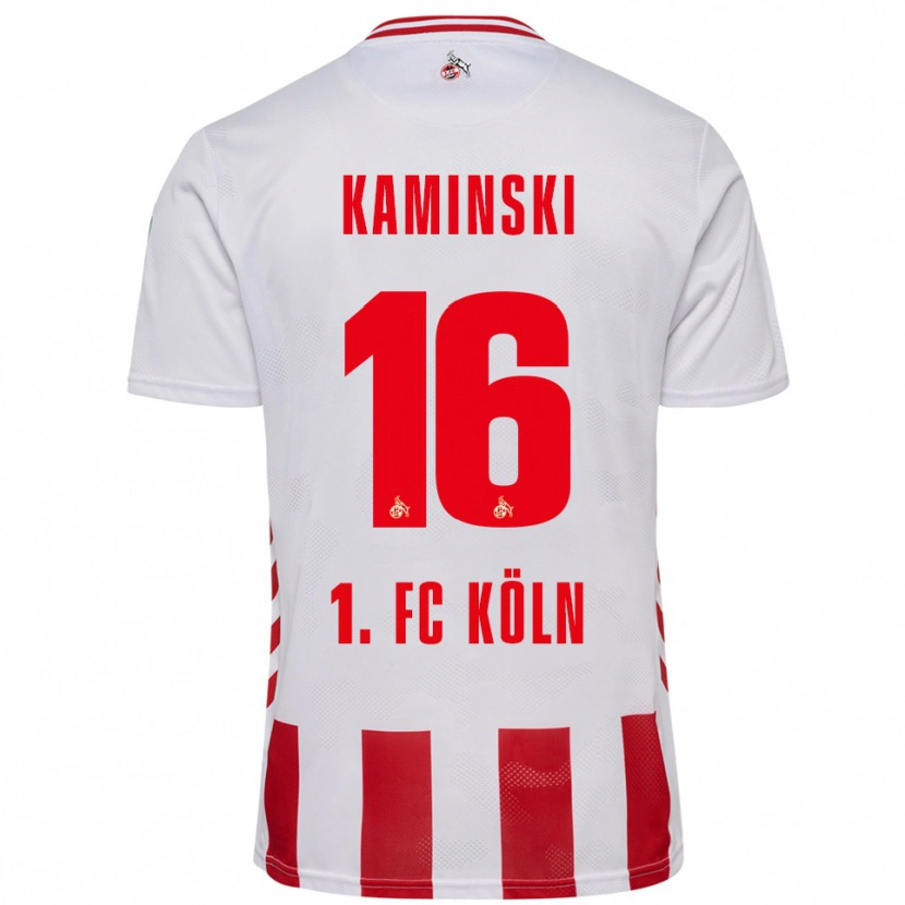 Danxen Damen Jakub Kaminski #16 Weiß Rot Heimtrikot Trikot 2025/26 T-Shirt Schweiz