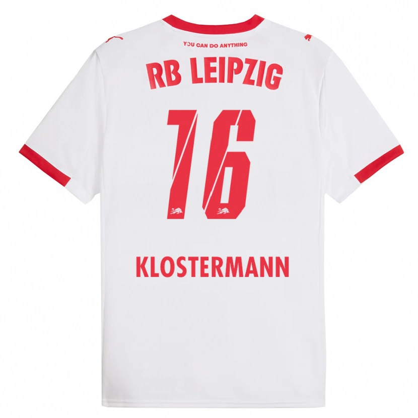 Danxen Damen Lukas Klostermann #16 Weiß Rot Heimtrikot Trikot 2025/26 T-Shirt Schweiz