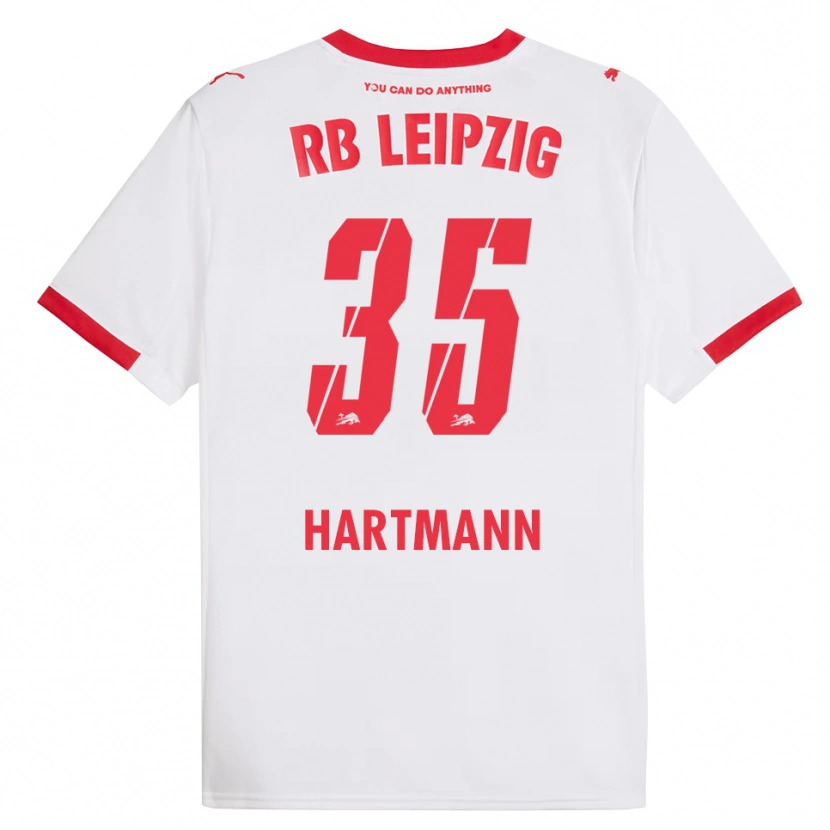 Danxen Damen Fabrice Hartmann #35 Weiß Rot Heimtrikot Trikot 2025/26 T-Shirt Schweiz