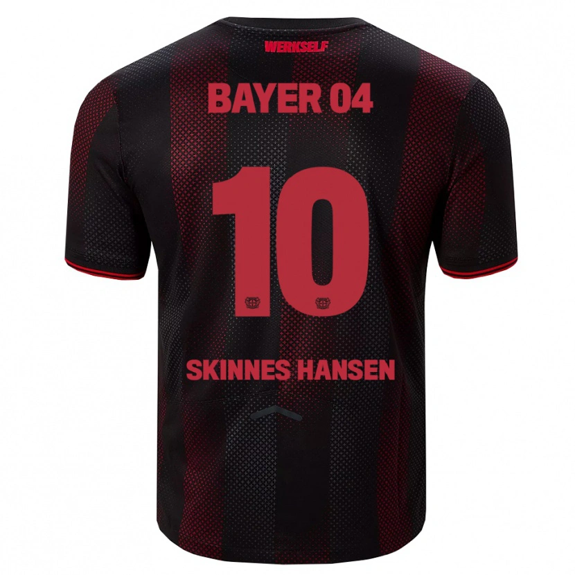 Danxen Damen Synne Skinnes Hansen #10 Schwarz Rot Heimtrikot Trikot 2025/26 T-Shirt Schweiz