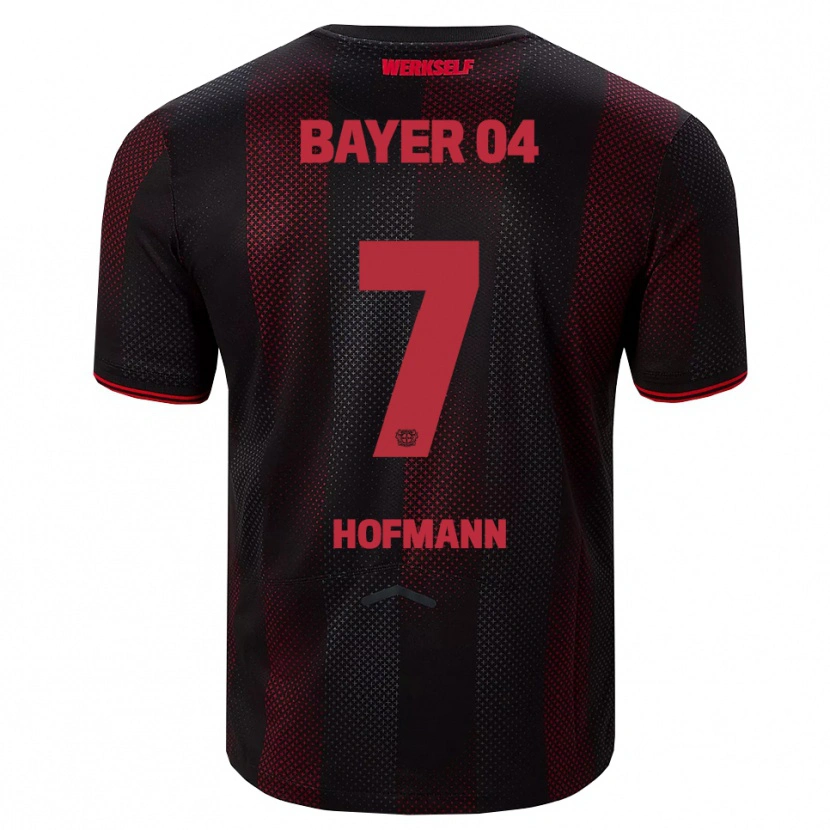 Danxen Damen Jonas Hofmann #7 Schwarz Rot Heimtrikot Trikot 2025/26 T-Shirt Schweiz