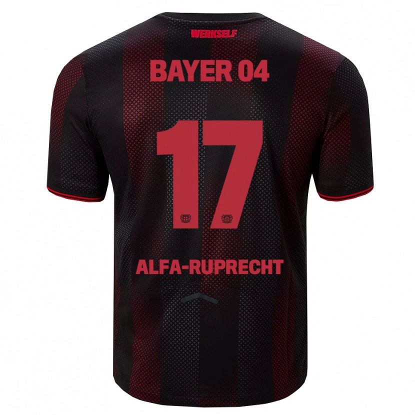 Danxen Damen Farid Alfa-Ruprecht #17 Schwarz Rot Heimtrikot Trikot 2025/26 T-Shirt Schweiz