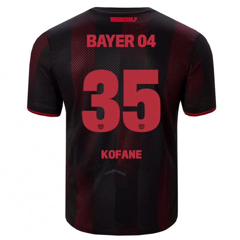 Danxen Damen Christian Kofane #35 Schwarz Rot Heimtrikot Trikot 2025/26 T-Shirt Schweiz