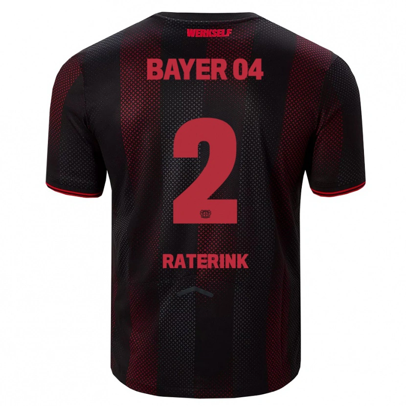 Danxen Damen Othniël Raterink #2 Schwarz Rot Heimtrikot Trikot 2025/26 T-Shirt Schweiz