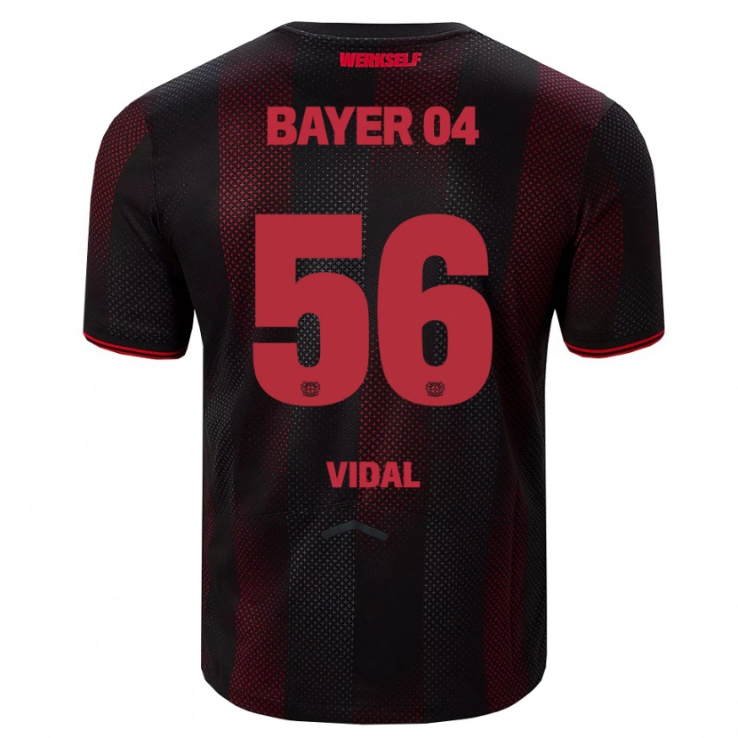 Danxen Damen Juliette Vidal #56 Schwarz Rot Heimtrikot Trikot 2025/26 T-Shirt Schweiz