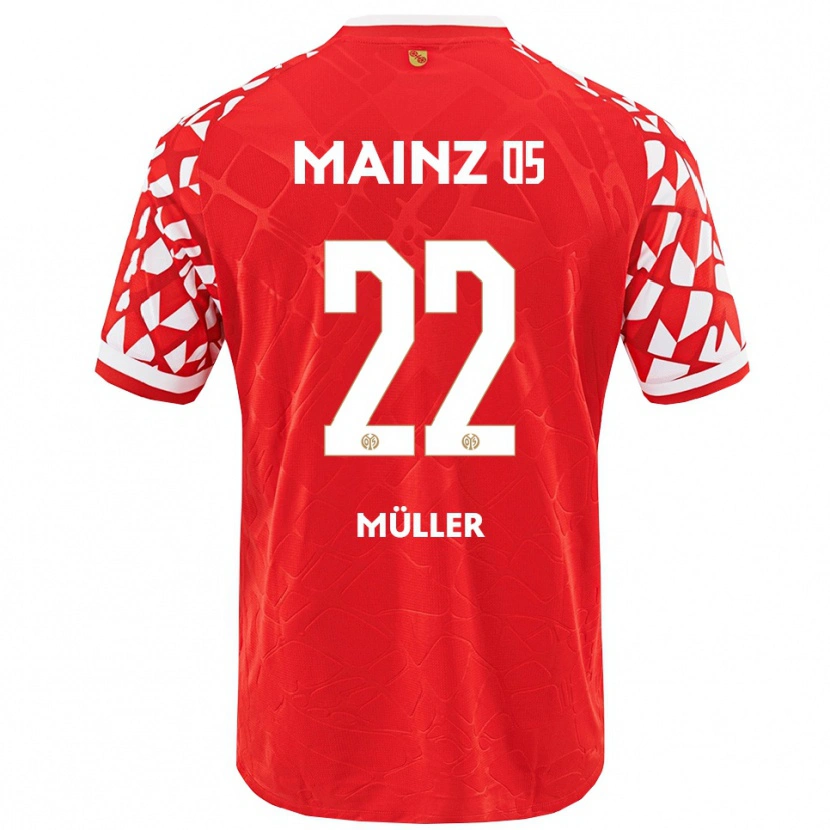 Danxen Damen Tim Müller #22 Rot Weiß Heimtrikot Trikot 2025/26 T-Shirt Schweiz