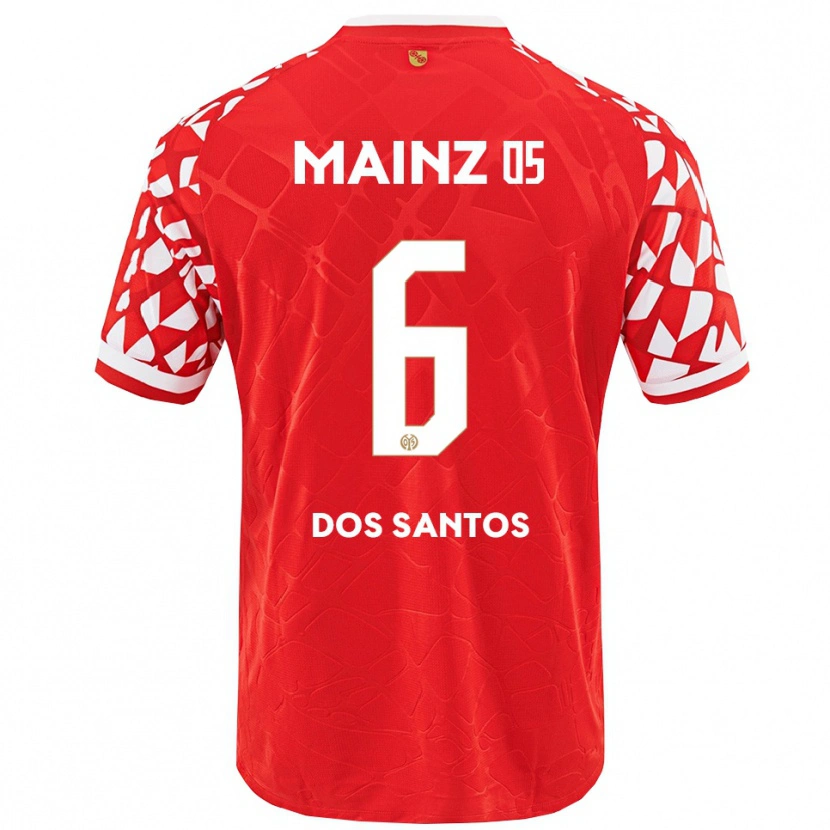 Danxen Damen Alexandre Tavares Dos Santos #6 Rot Weiß Heimtrikot Trikot 2025/26 T-Shirt Schweiz