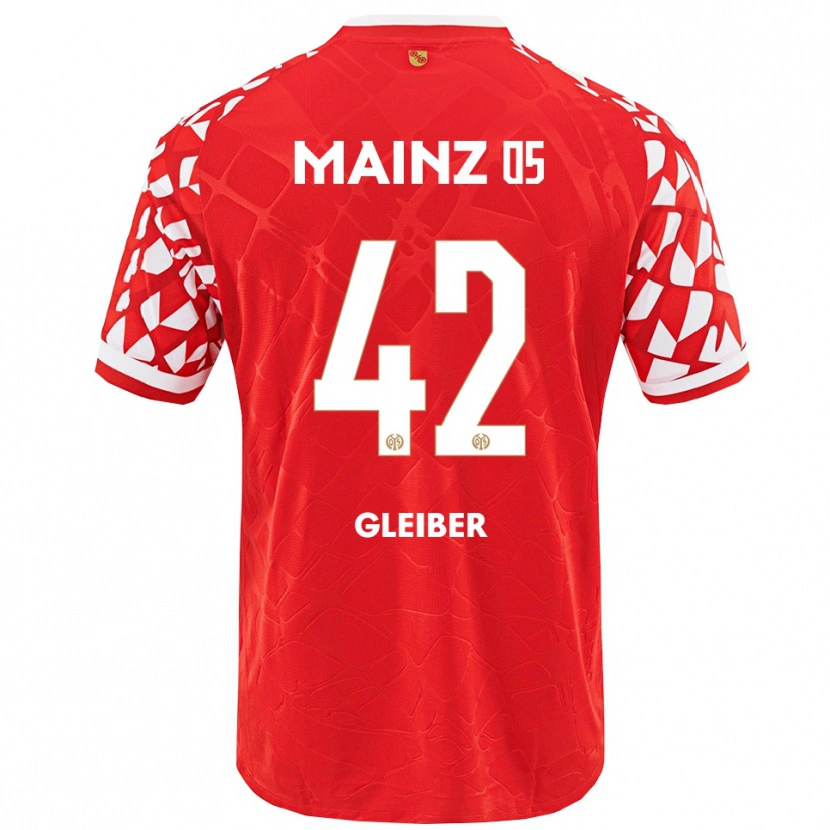 Danxen Damen Daniel Gleiber #42 Rot Weiß Heimtrikot Trikot 2025/26 T-Shirt Schweiz