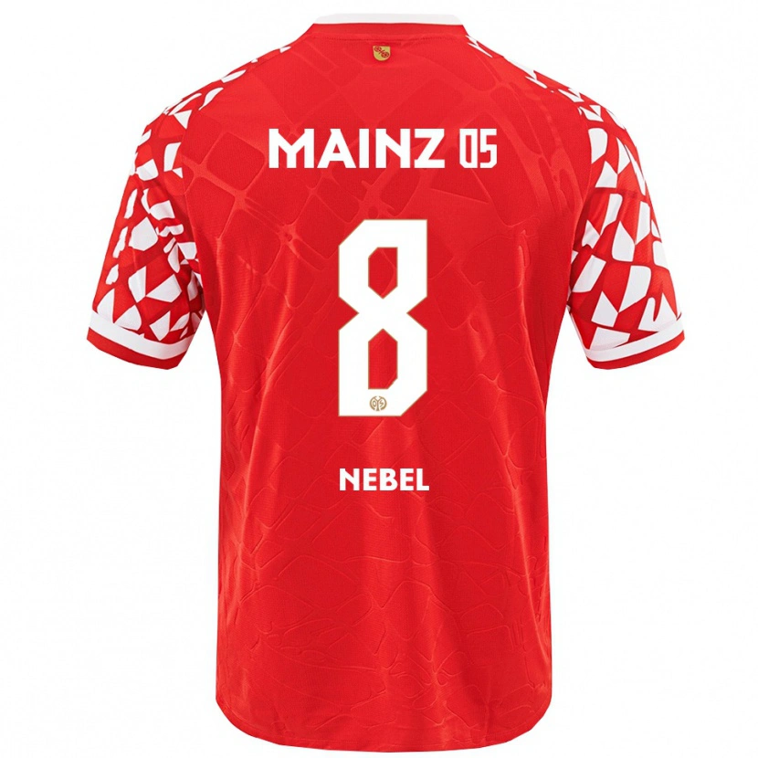 Danxen Damen Paul Nebel #8 Rot Weiß Heimtrikot Trikot 2025/26 T-Shirt Schweiz