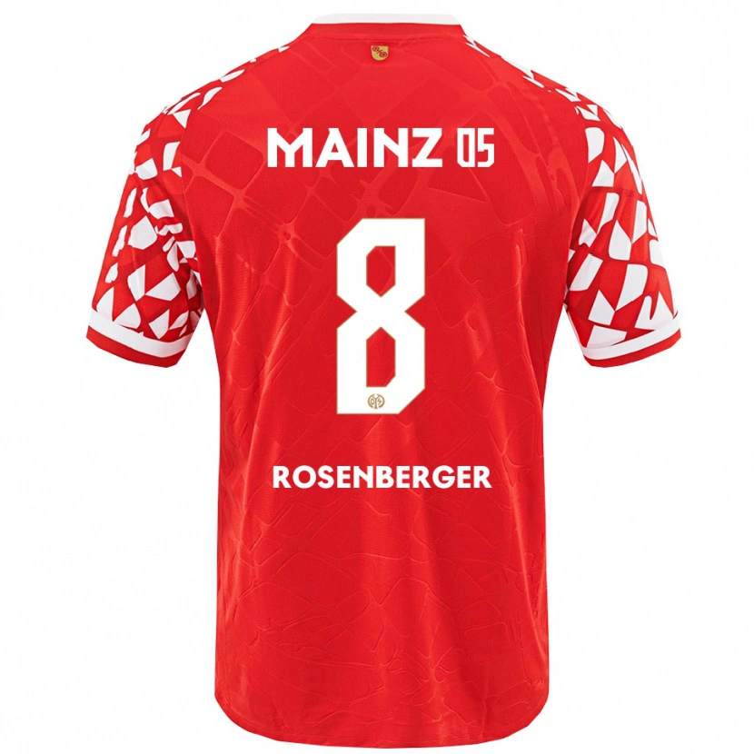 Danxen Damen Chris Rosenberger #8 Rot Weiß Heimtrikot Trikot 2025/26 T-Shirt Schweiz
