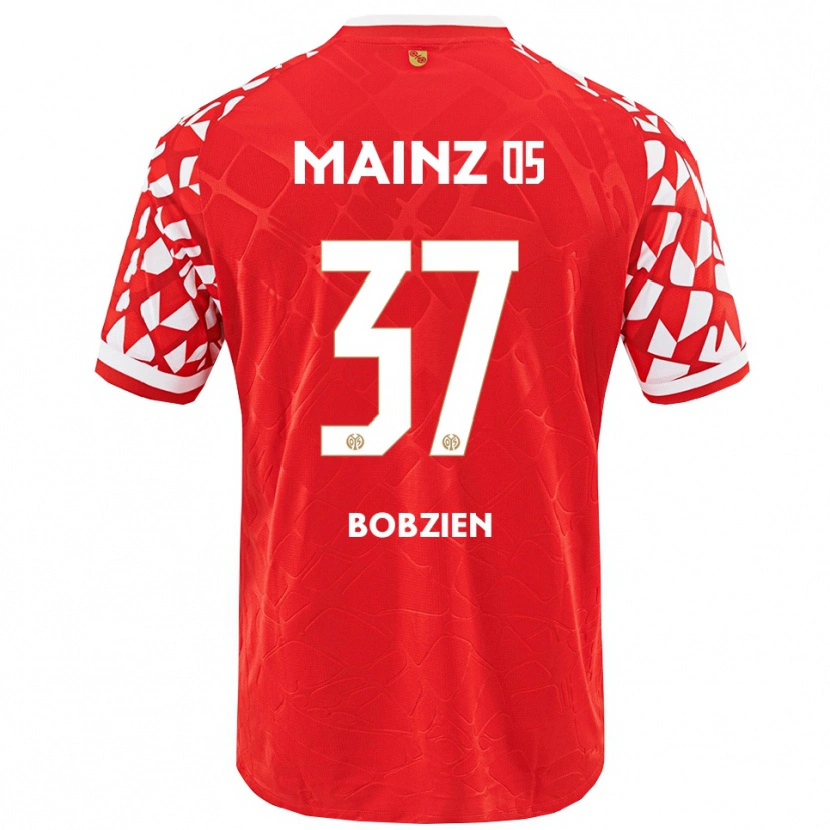 Danxen Damen Ben Bobzien #37 Rot Weiß Heimtrikot Trikot 2025/26 T-Shirt Schweiz