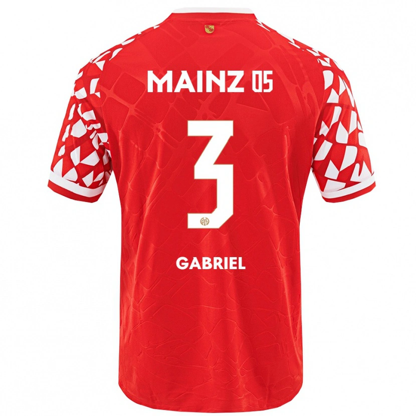 Danxen Damen Tebo Gabriel #3 Rot Weiß Heimtrikot Trikot 2025/26 T-Shirt Schweiz