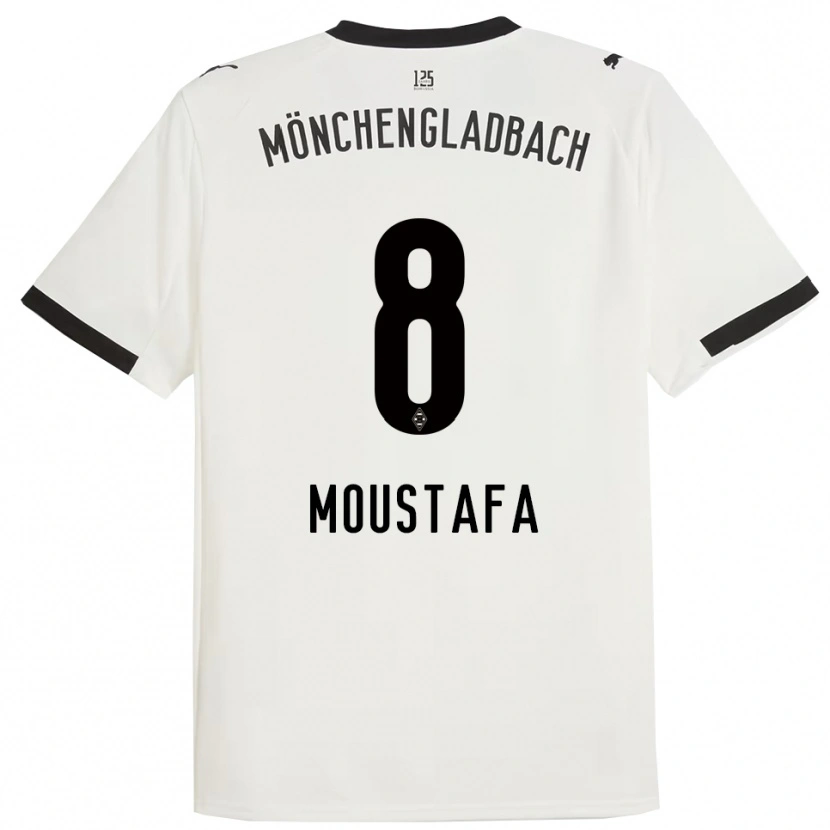 Danxen Damen Moustafa Ashraf Moustafa #8 Weiß Schwarz Heimtrikot Trikot 2025/26 T-Shirt Schweiz