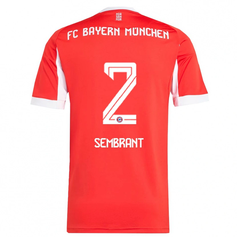 Danxen Damen Linda Sembrant #2 Rot Weiß Heimtrikot Trikot 2025/26 T-Shirt Schweiz