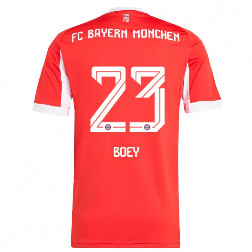 Danxen Damen Sacha Boey #23 Rot Weiß Heimtrikot Trikot 2025/26 T-Shirt Schweiz