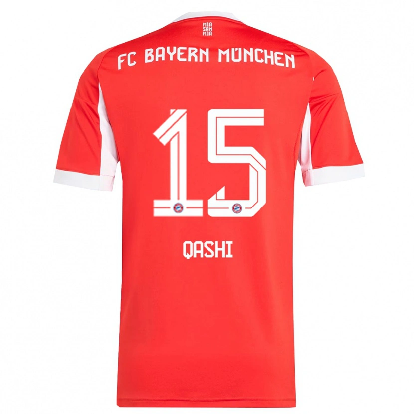 Danxen Damen Yousef Qashi #15 Rot Weiß Heimtrikot Trikot 2025/26 T-Shirt Schweiz
