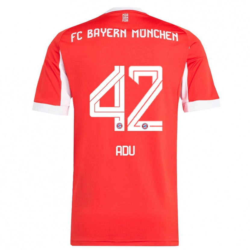 Danxen Damen Gibson Adu #42 Rot Weiß Heimtrikot Trikot 2025/26 T-Shirt Schweiz