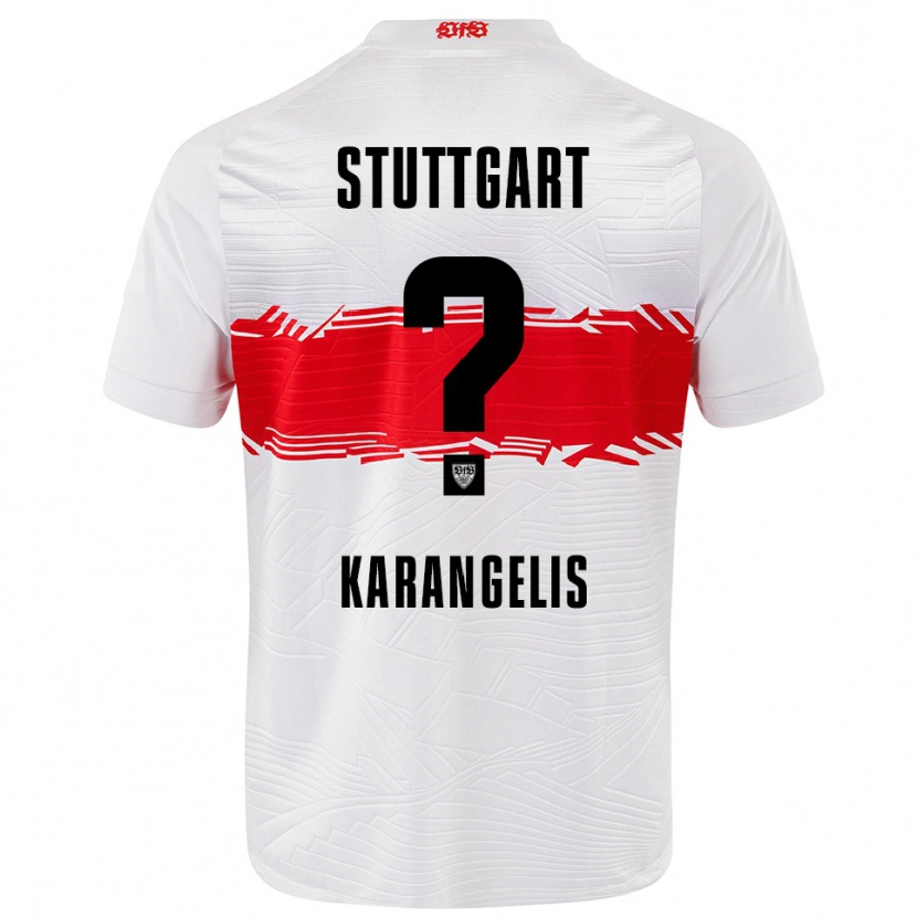 Danxen Damen Konstantinos Karangelis #0 Weiß Rot Heimtrikot Trikot 2025/26 T-Shirt Schweiz