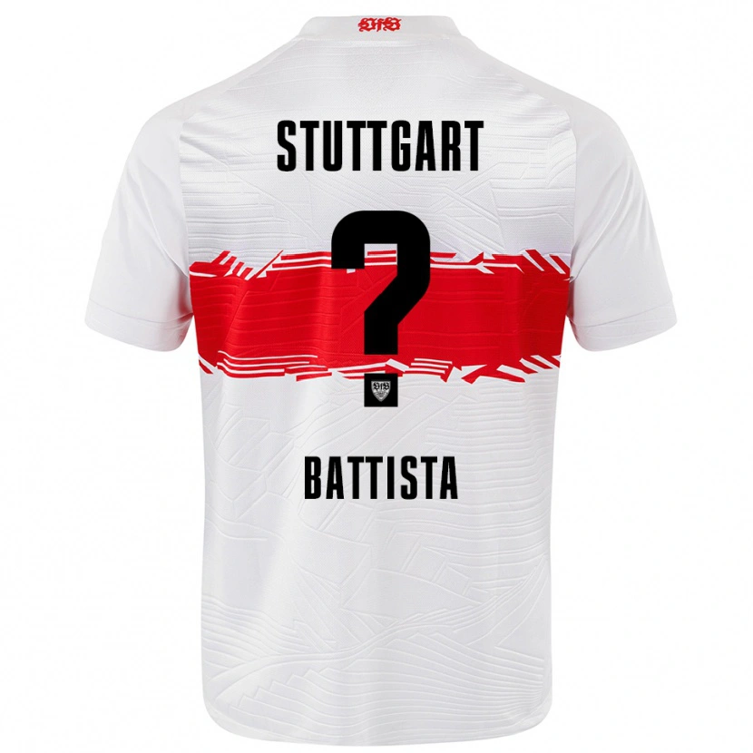Danxen Damen Luca Battista #0 Weiß Rot Heimtrikot Trikot 2025/26 T-Shirt Schweiz