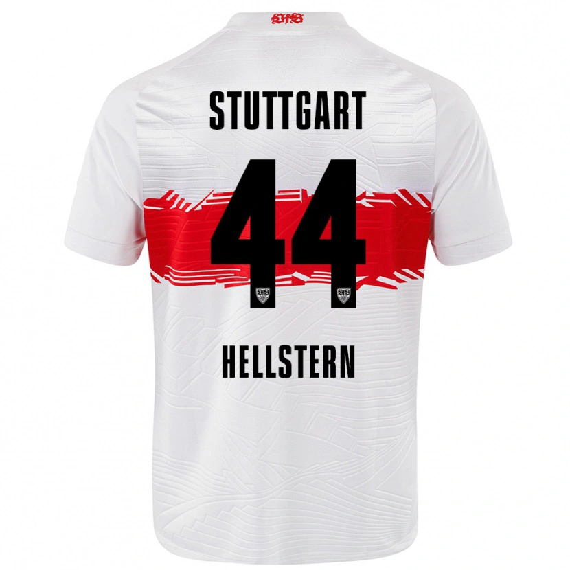 Danxen Damen Florian Hellstern #44 Weiß Rot Heimtrikot Trikot 2025/26 T-Shirt Schweiz