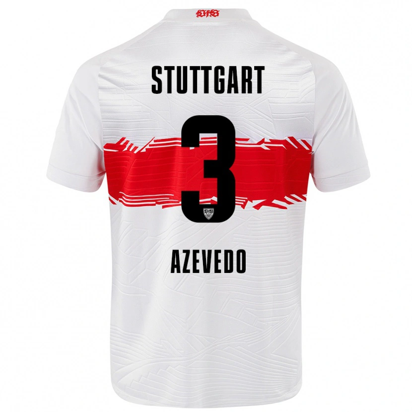 Danxen Damen Alexandre Azevedo #3 Weiß Rot Heimtrikot Trikot 2025/26 T-Shirt Schweiz