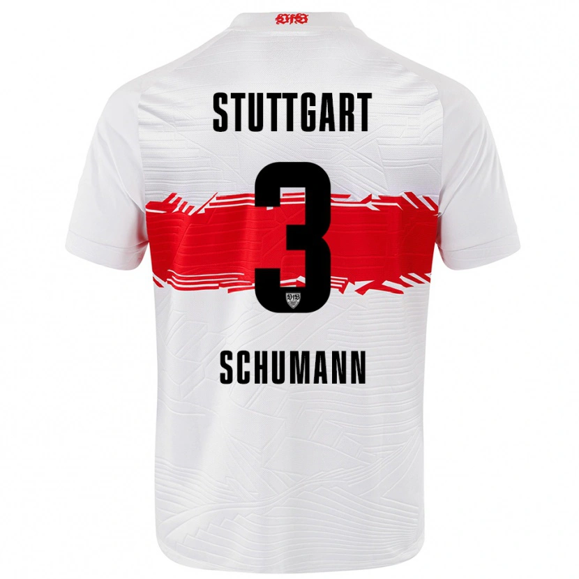 Danxen Damen Frederik Schumann #3 Weiß Rot Heimtrikot Trikot 2025/26 T-Shirt Schweiz