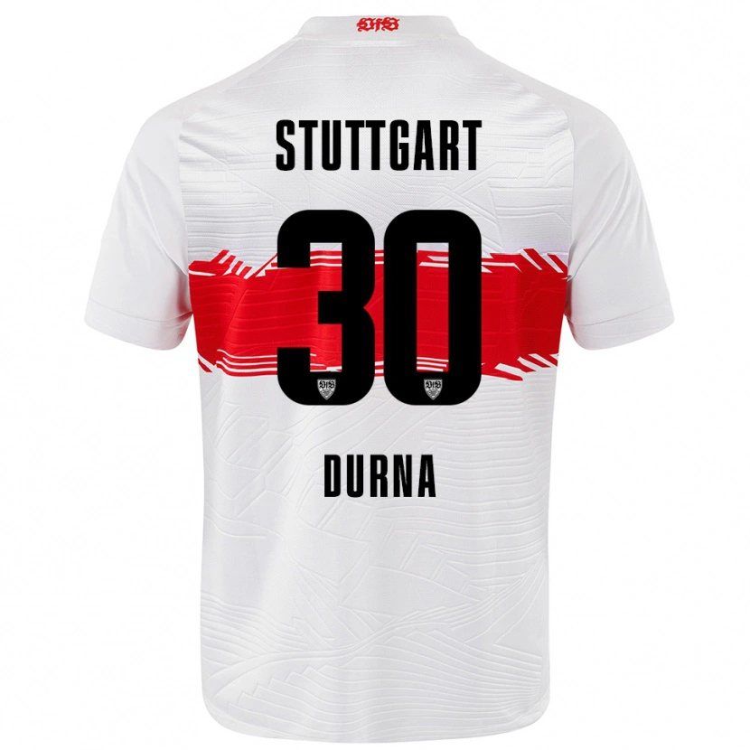Danxen Damen Tuncay Durna #30 Weiß Rot Heimtrikot Trikot 2025/26 T-Shirt Schweiz