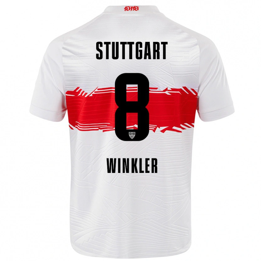 Danxen Damen Nathan Winkler #8 Weiß Rot Heimtrikot Trikot 2025/26 T-Shirt Schweiz