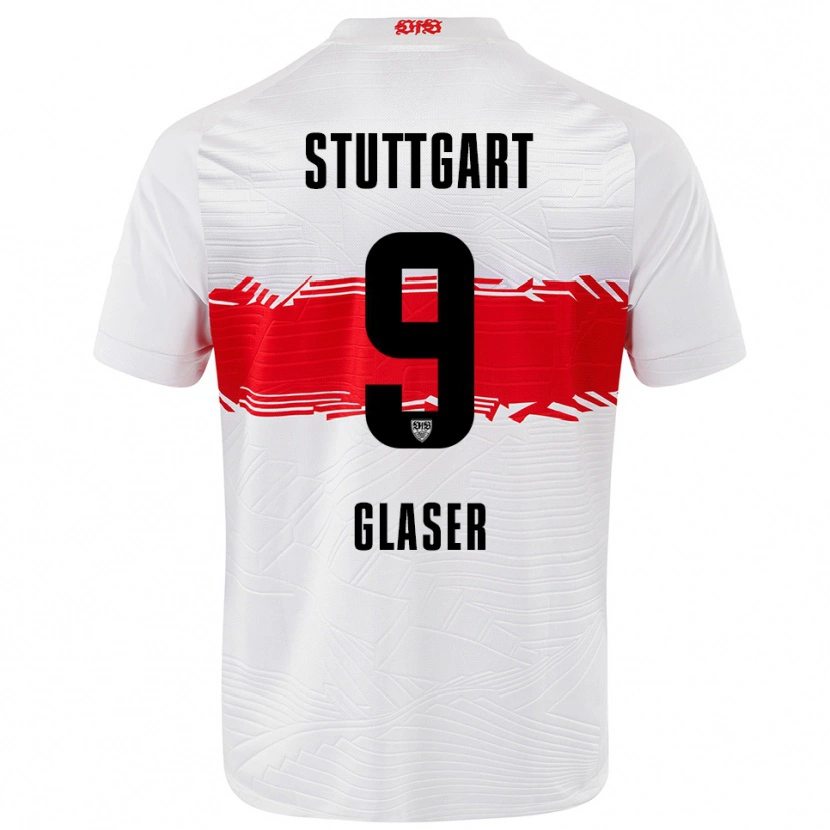 Danxen Damen Julia Glaser #9 Weiß Rot Heimtrikot Trikot 2025/26 T-Shirt Schweiz