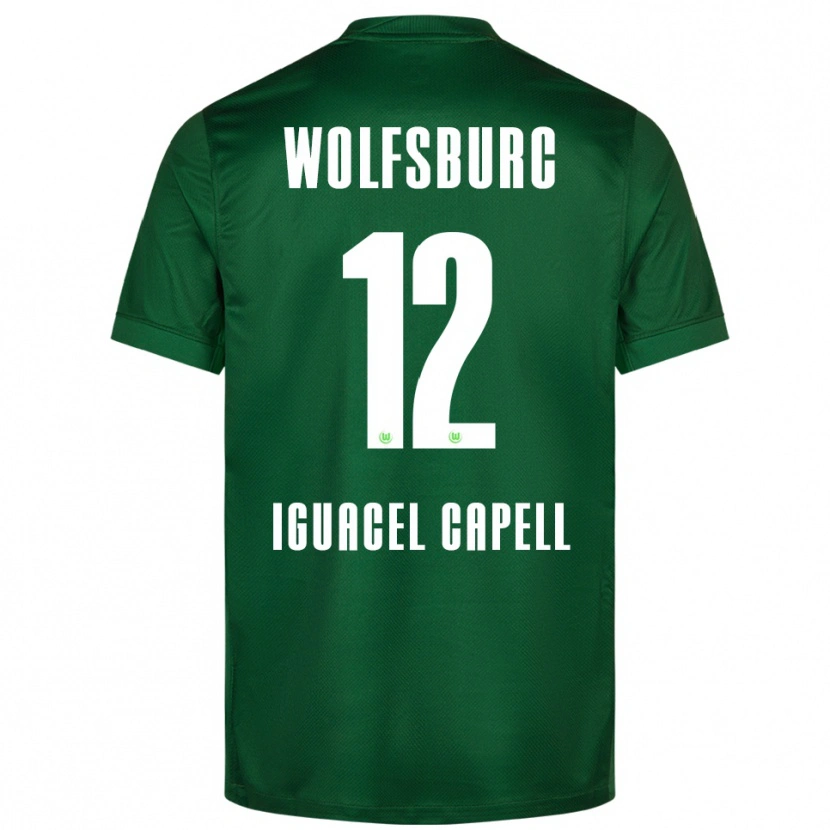 Danxen Damen Diego Iguacel Capell #12 Grün Weiß Heimtrikot Trikot 2025/26 T-Shirt Schweiz