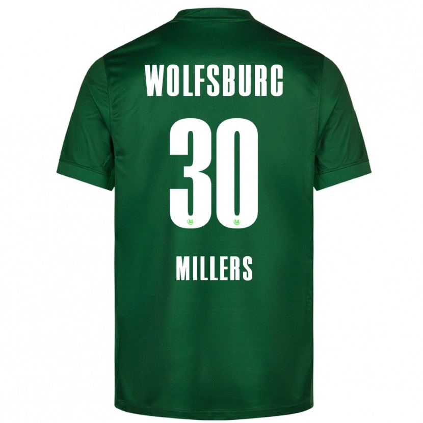 Danxen Damen Kristers Millers #30 Grün Weiß Heimtrikot Trikot 2025/26 T-Shirt Schweiz