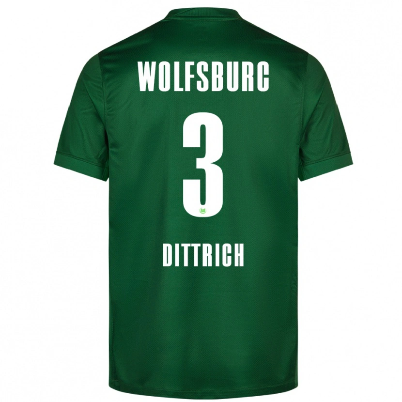Danxen Damen Elia Dittrich #3 Grün Weiß Heimtrikot Trikot 2025/26 T-Shirt Schweiz