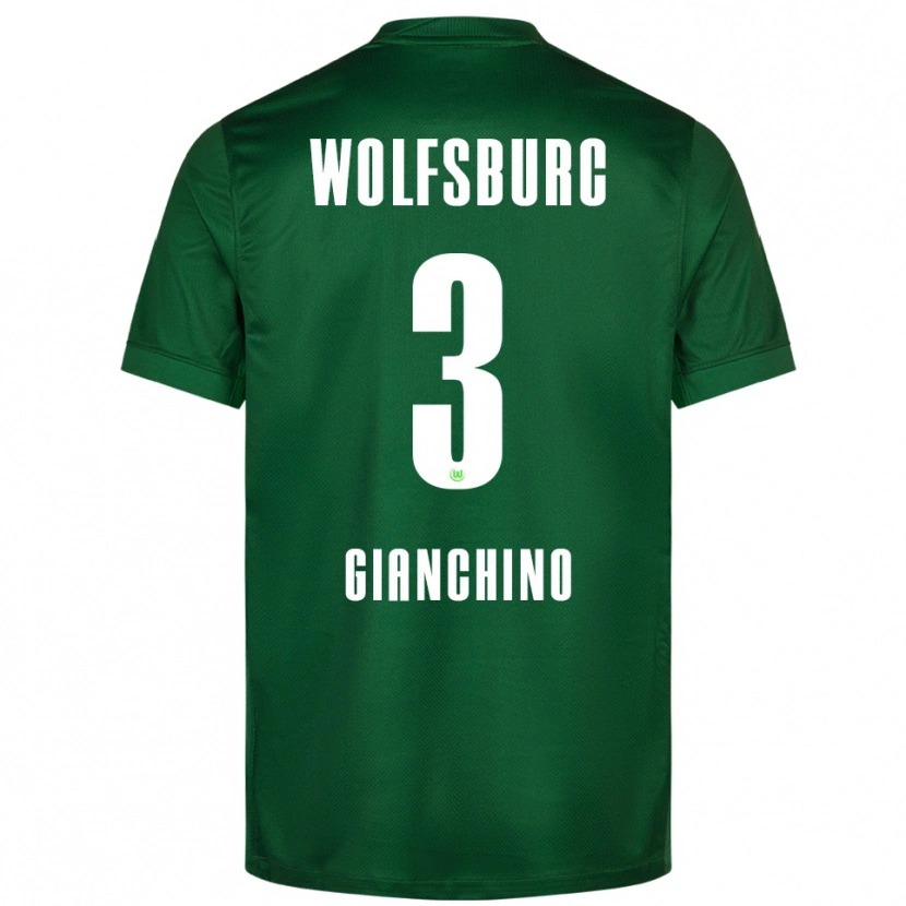 Danxen Damen Michele Gianchino #3 Grün Weiß Heimtrikot Trikot 2025/26 T-Shirt Schweiz