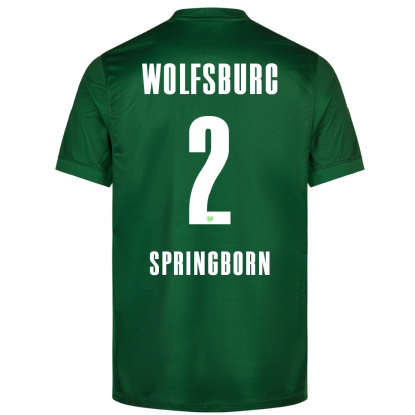 Danxen Damen Noah Springborn #2 Grün Weiß Heimtrikot Trikot 2025/26 T-Shirt Schweiz