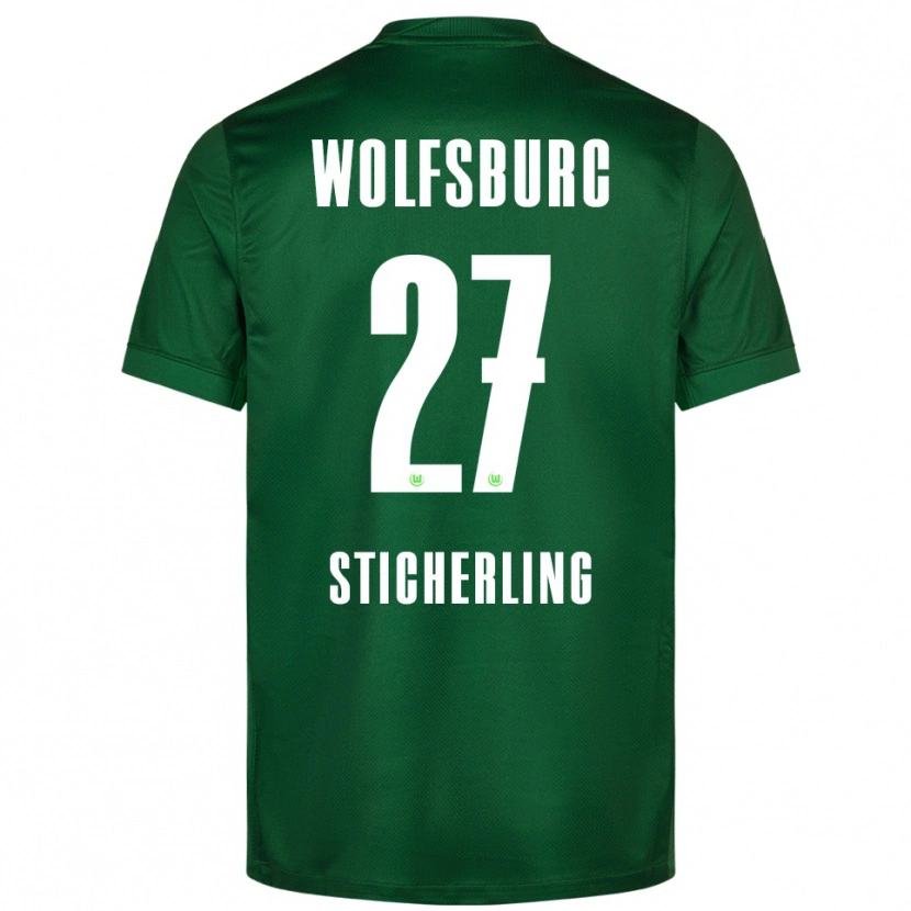 Danxen Damen Carl-Anton Sticherling #27 Grün Weiß Heimtrikot Trikot 2025/26 T-Shirt Schweiz