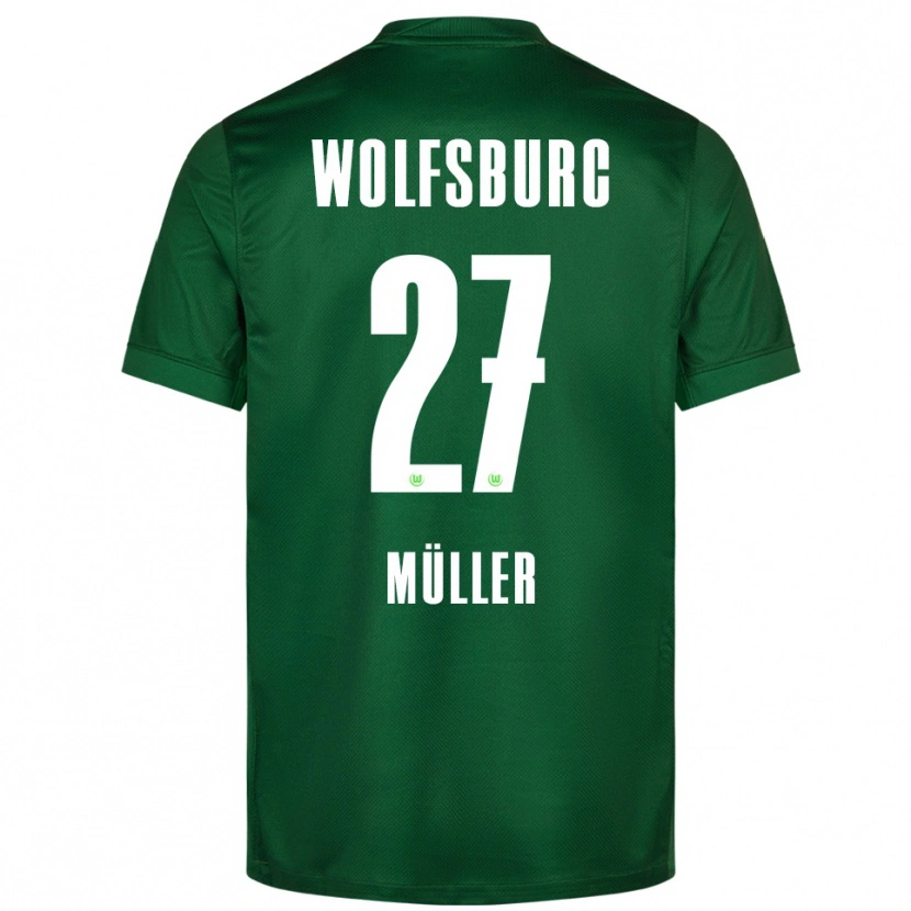 Danxen Damen Fabio Müller #27 Grün Weiß Heimtrikot Trikot 2025/26 T-Shirt Schweiz