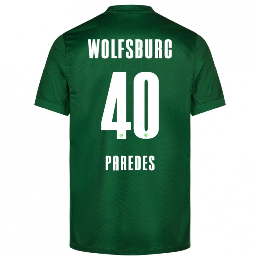 Danxen Damen Kevin Paredes #40 Grün Weiß Heimtrikot Trikot 2025/26 T-Shirt Schweiz